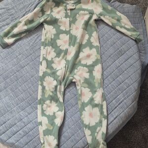 Carter's Floral Green Kids One Piece